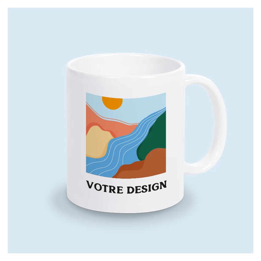 mug blanc personnalisé