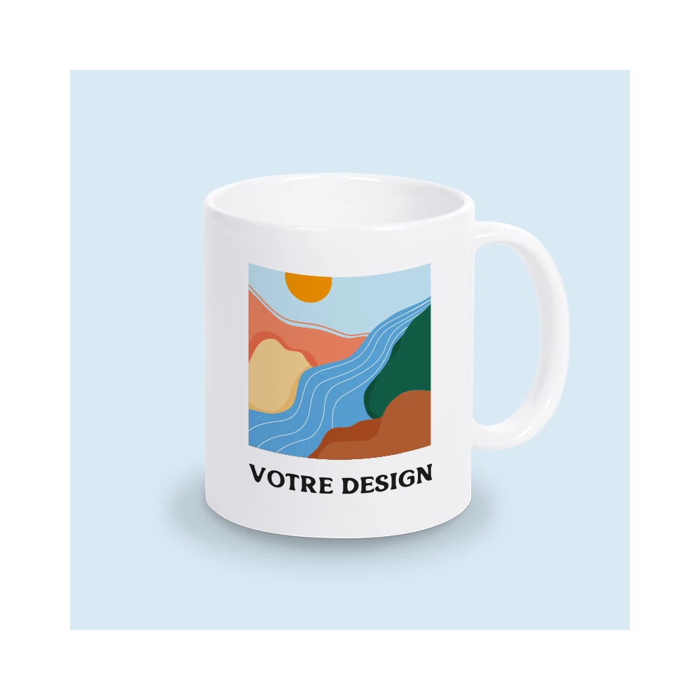 mug blanc personnalisé