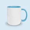 tasse bleu personnalisable