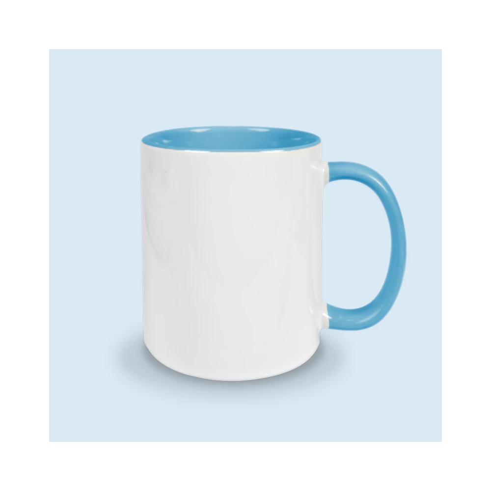 tasse bleu personnalisable
