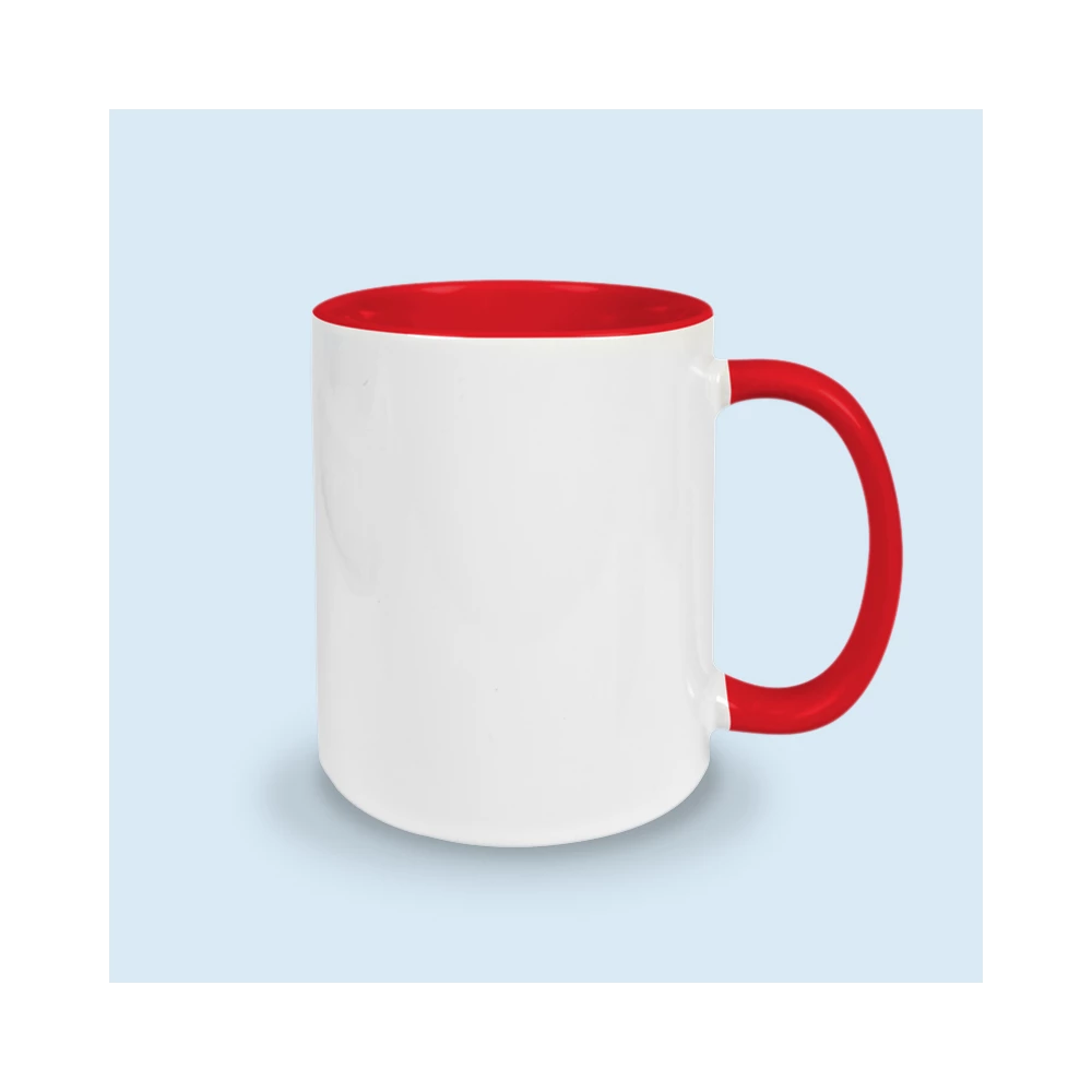 tasse rouge personnalisable