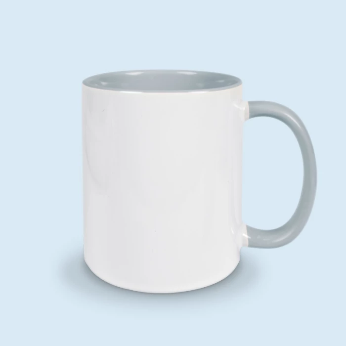 tasse grise à personnaliser