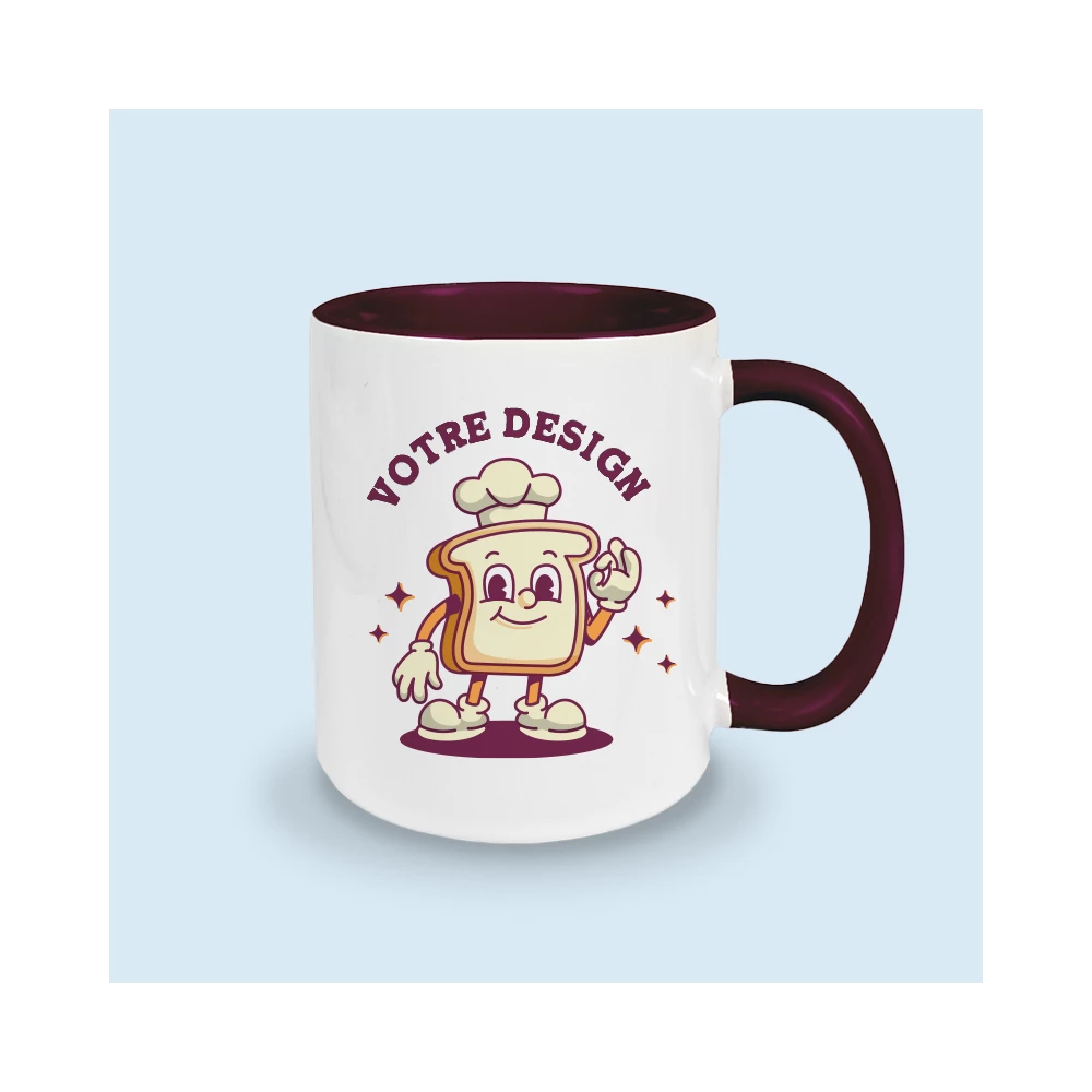 mug bordeaux personnalisé