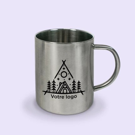 tasse inox personnalisée