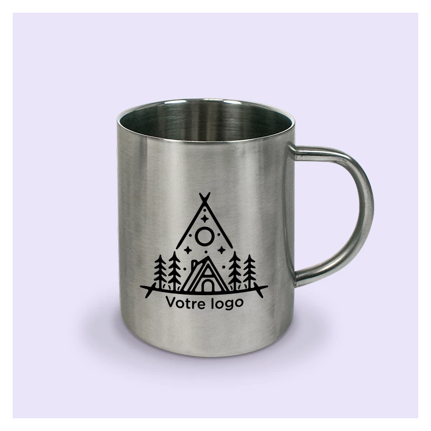 tasse inox personnalisée
