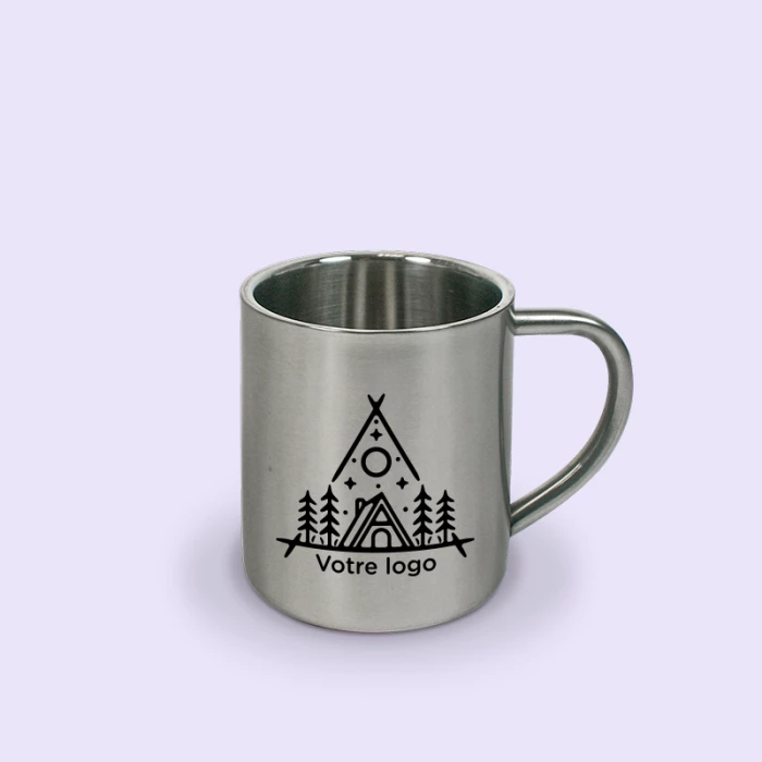 tasse inox personnalisable