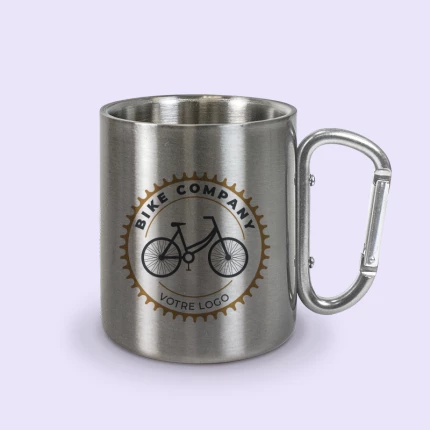 tasse mousqueton personnalisée