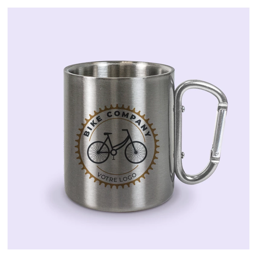 tasse mousqueton personnalisée