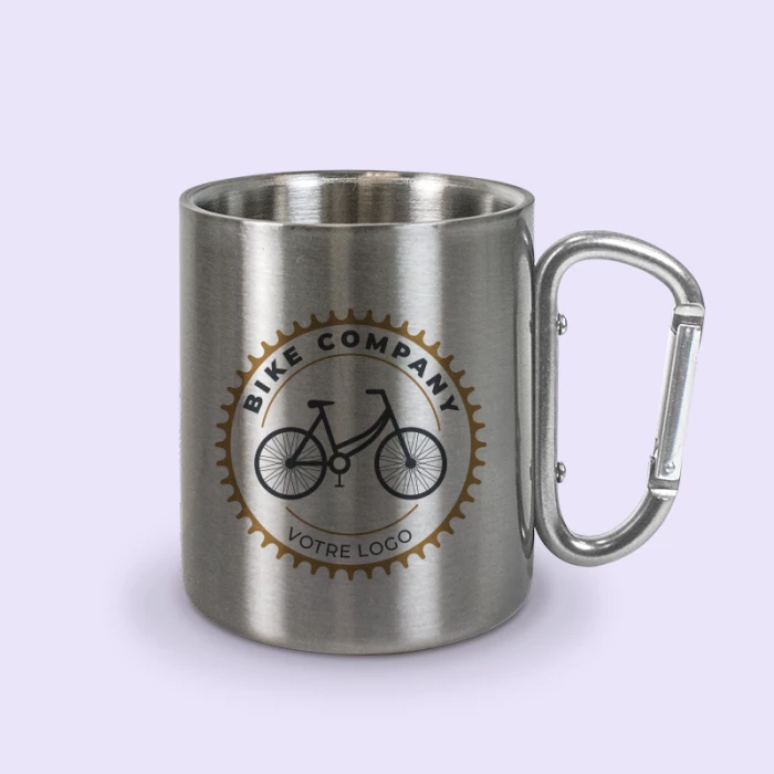 tasse mousqueton personnalisée