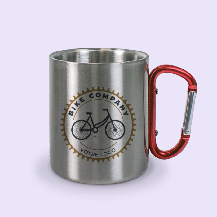 mug mousqueton personnalisé