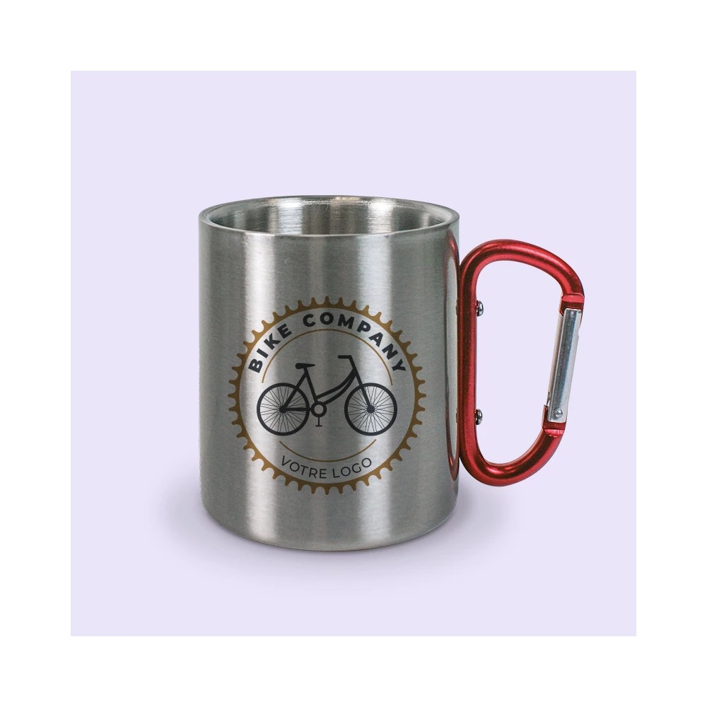 mug mousqueton personnalisé