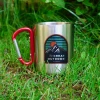 Mug Inox Mousqueton Personnalisé | Tasse Inox Randonnée