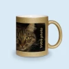mug à paillettes doré personnalisé