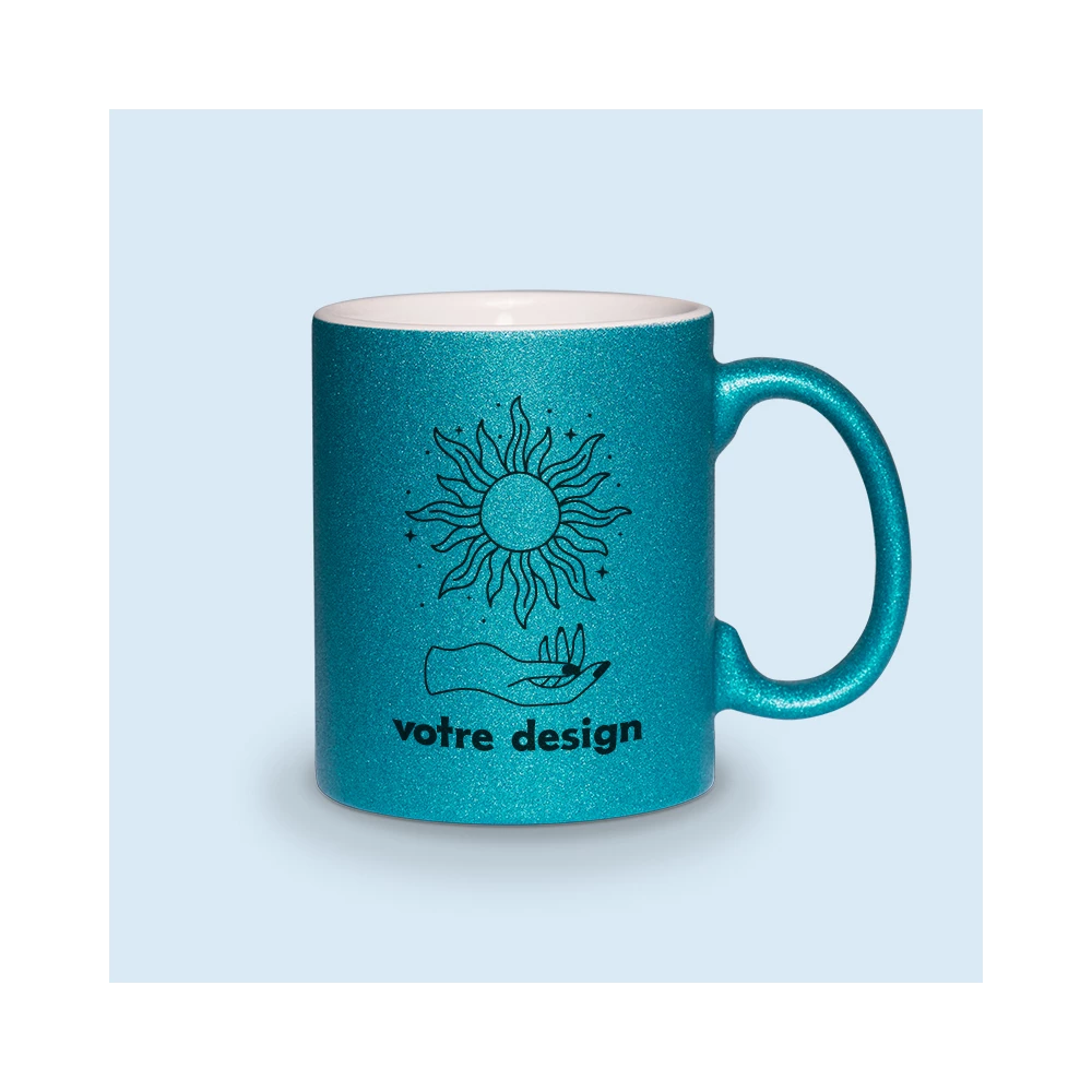 mug paillette personnalisé