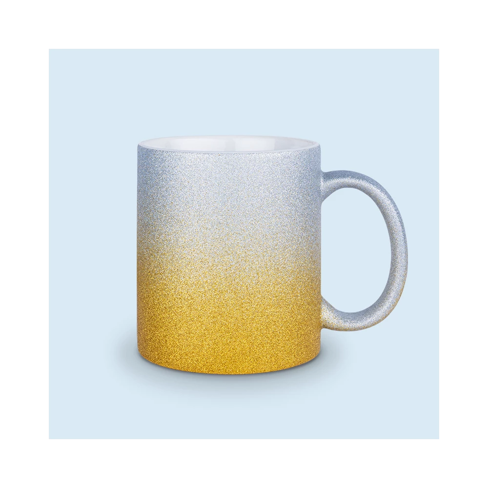 tasse pailletée personnalisable