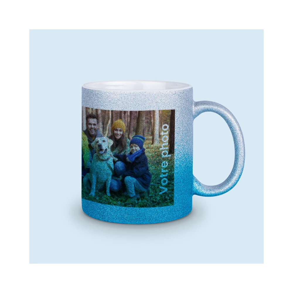 mug pailletté personnalisé