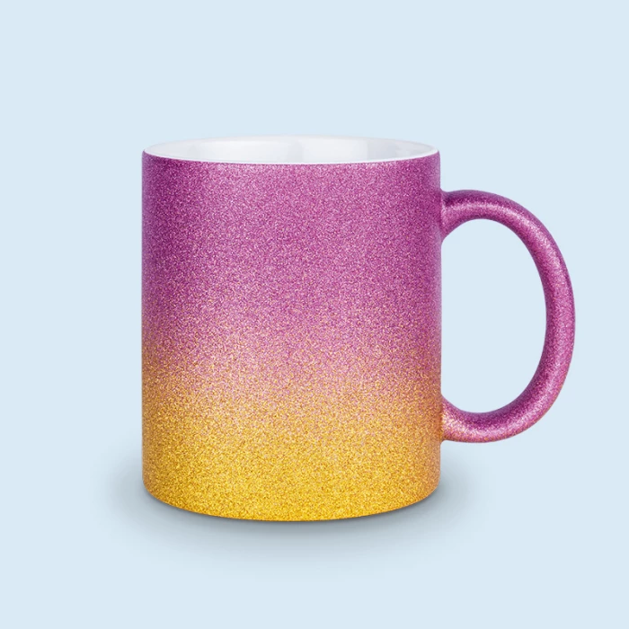tasse à paillettes personnalisée