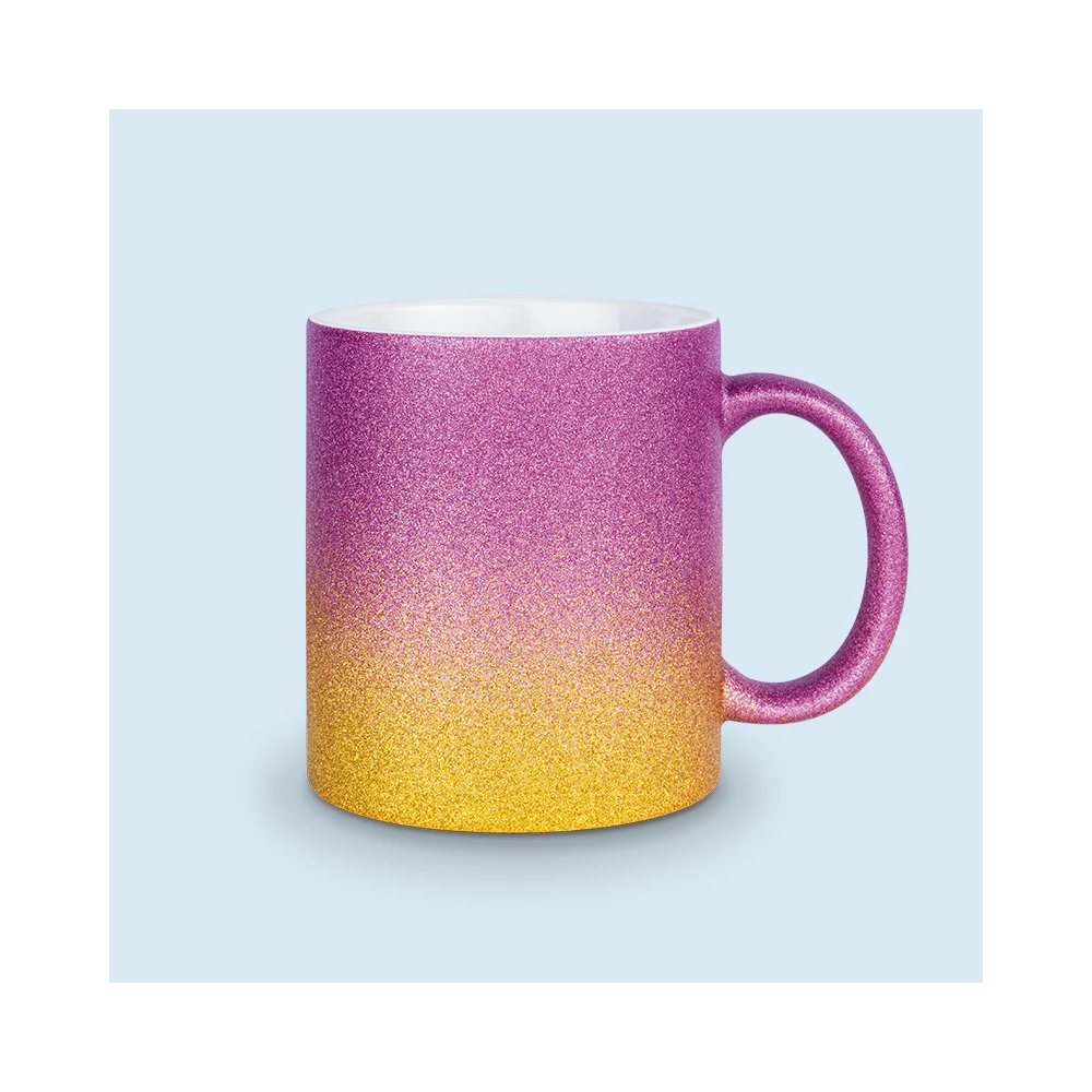 tasse à paillettes personnalisée