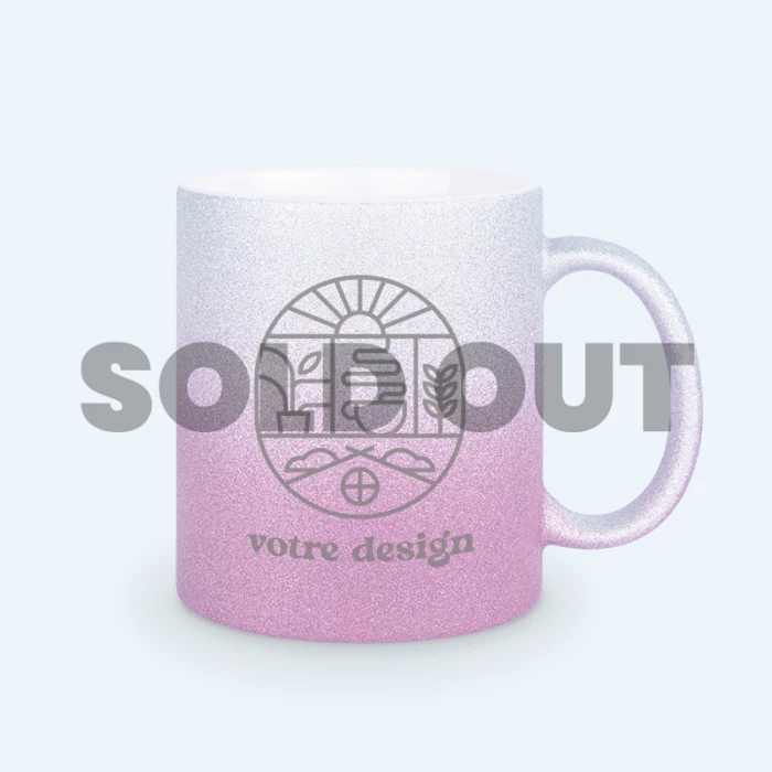 Mug Original Personnalisé | Mug Personnalisé Paillete