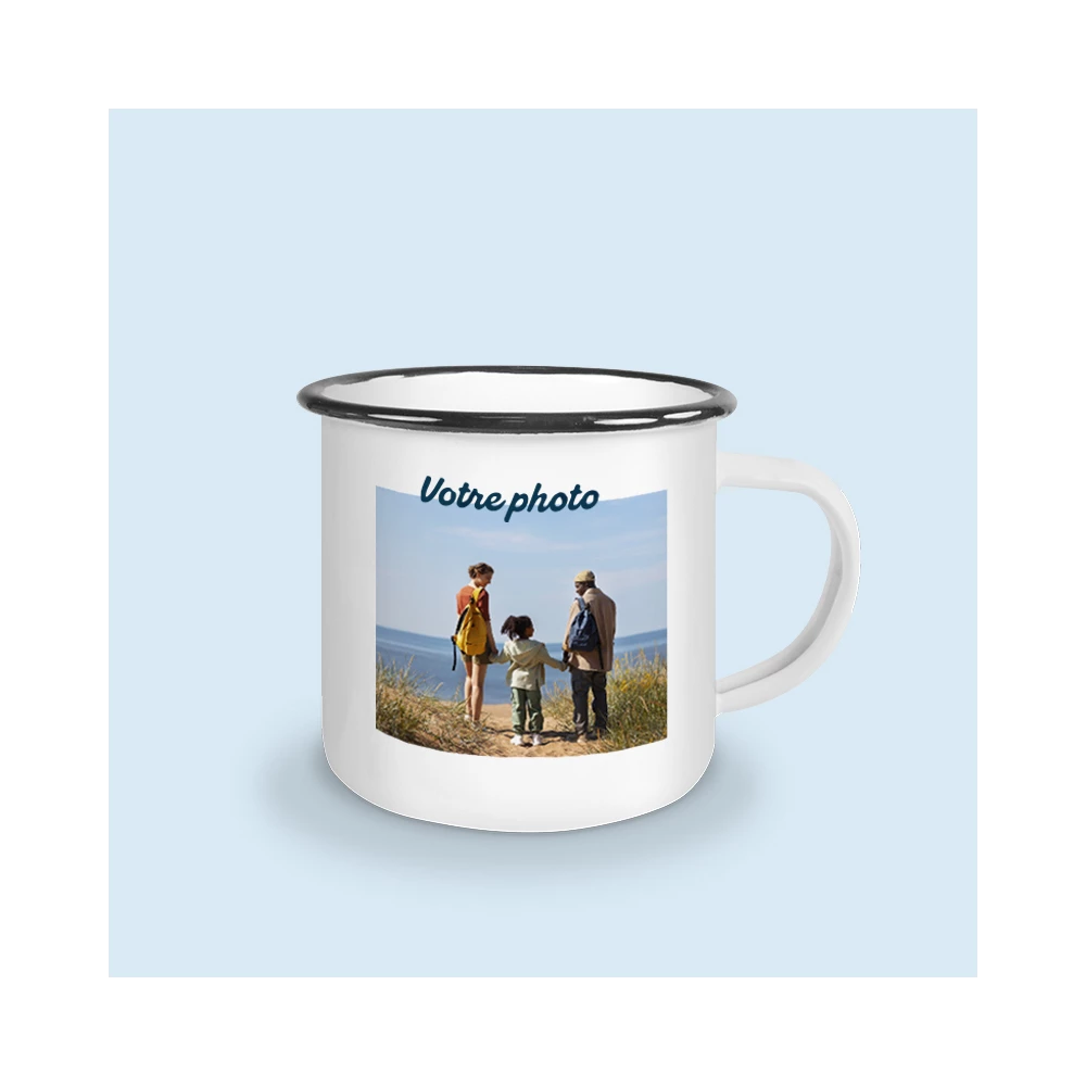 mug personnalisé vintage noir