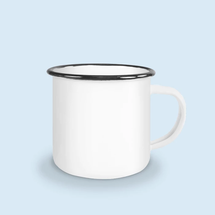 tasse émaillée personnalisée