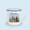 Mug Émaillé Personnalisé |  Mug Vintage Personnalisé