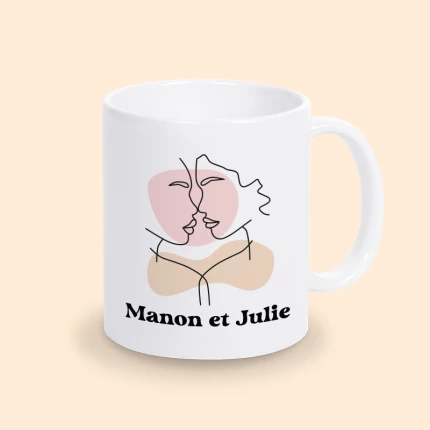 mug personnalisé st valentin couple