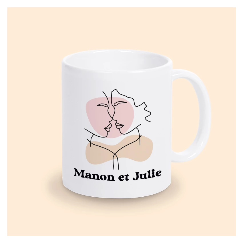 mug personnalisé st valentin couple