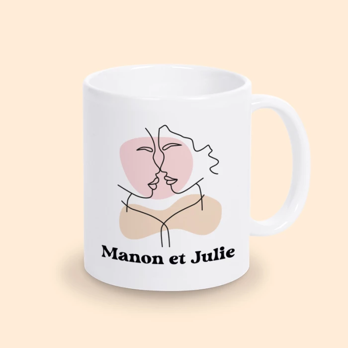 mug personnalisé st valentin couple
