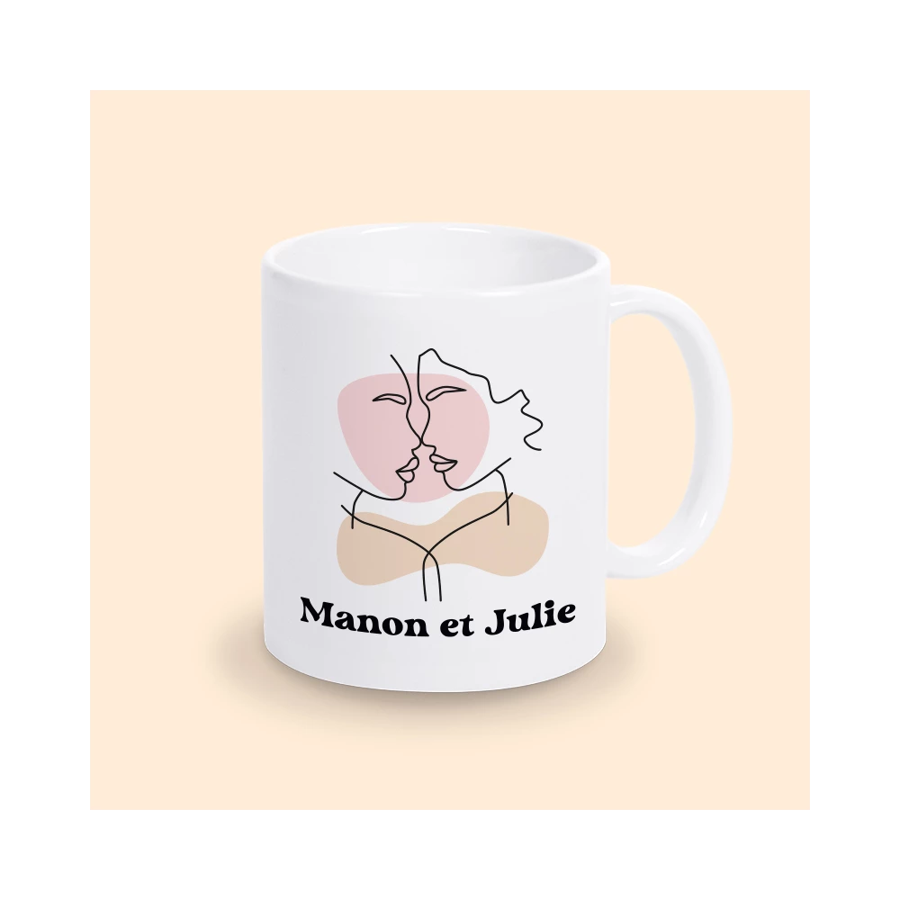 mug personnalisé st valentin couple