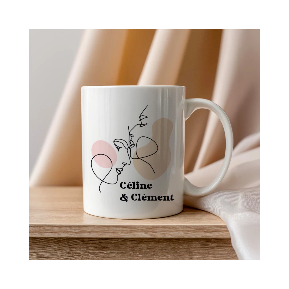 mug personnalisé st valentin amoureux