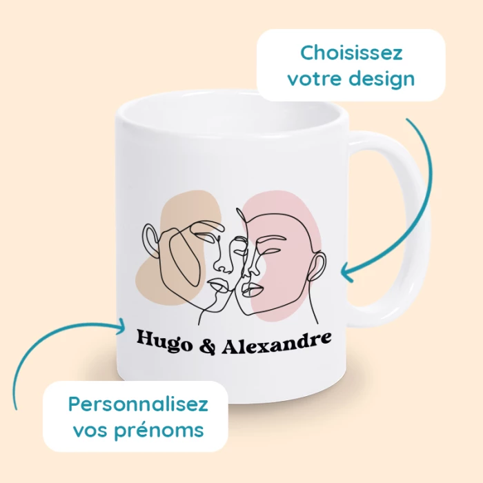 mug saint valentin amoureux