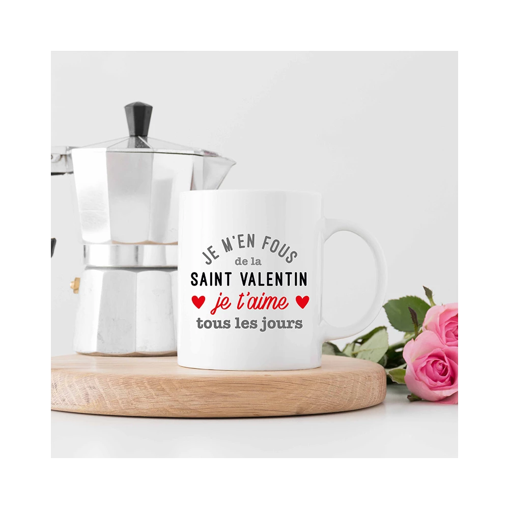 mockup mug saint valentin je t'aime