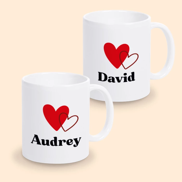 mug amour personnalisé