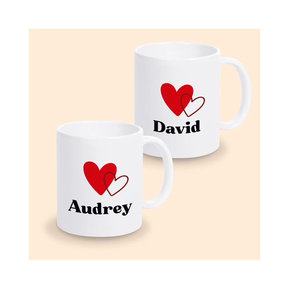 mug amour personnalisé