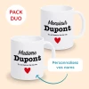 mugs saint valentin personnalisés