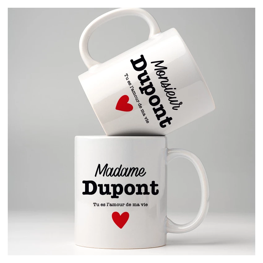 mockup mugs saint valentin personnalisés