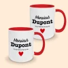 mug st valentin personnalisé messieurs rouge