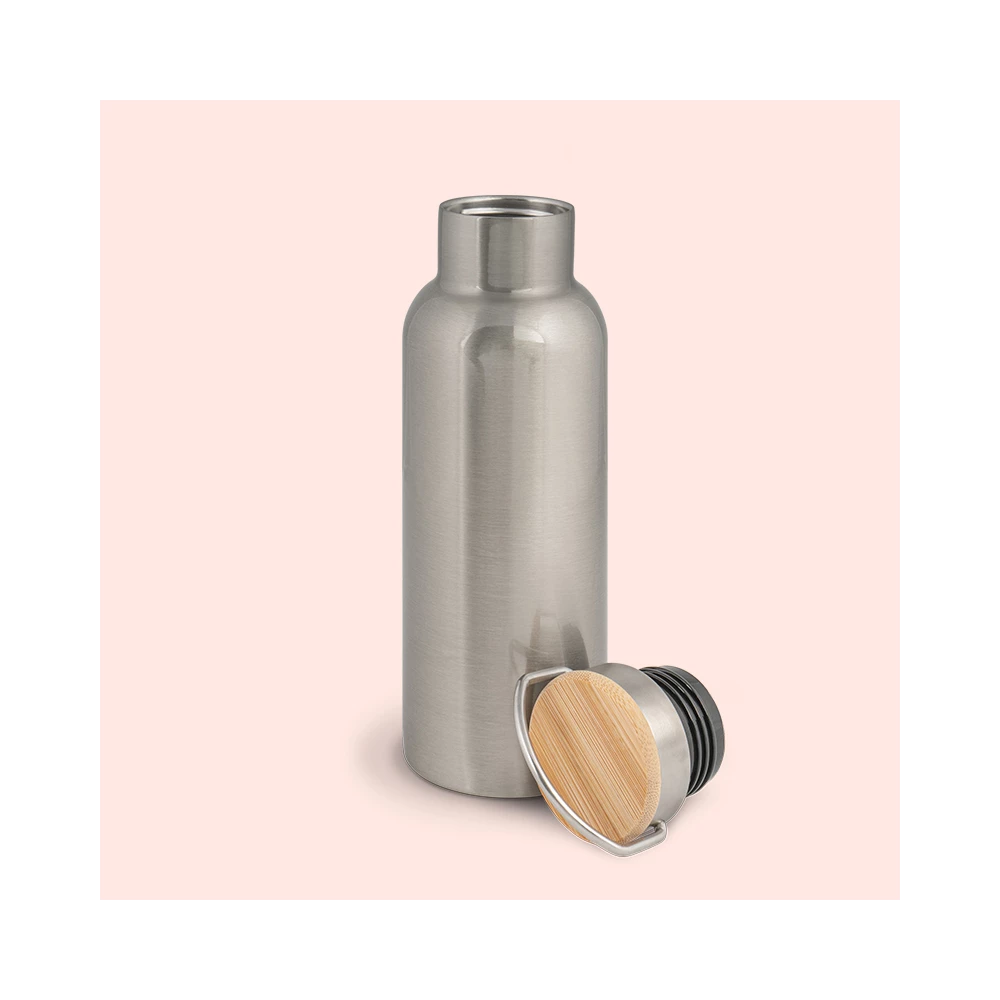 gourde isotherme couvercle bambou