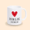 mug prénom couple personnalisé