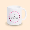 mug personnalisé initiales