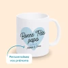 mug bonne fête papa personnalisé