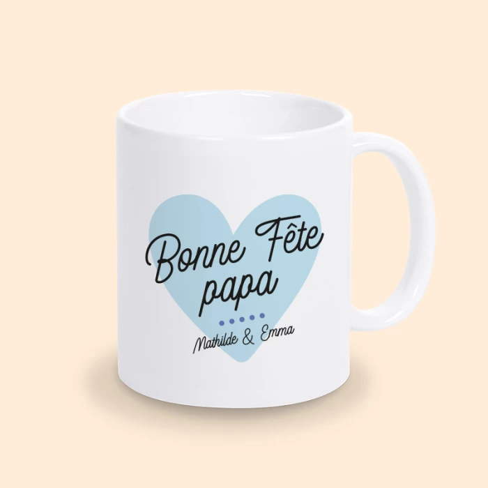 mug personnalisé fête des pères