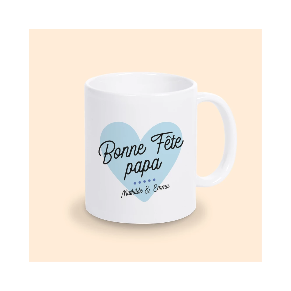 mug personnalisé fête des pères