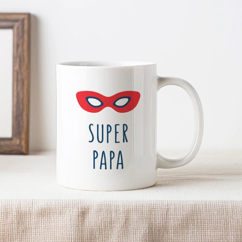 mug cadeau super papa