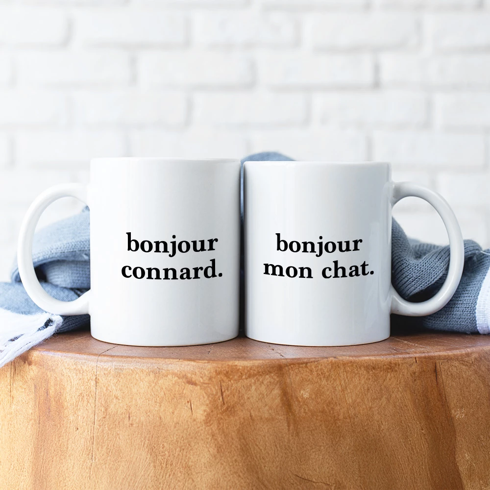 mugs bonjour couple