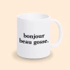 mug bonjour beau gosse