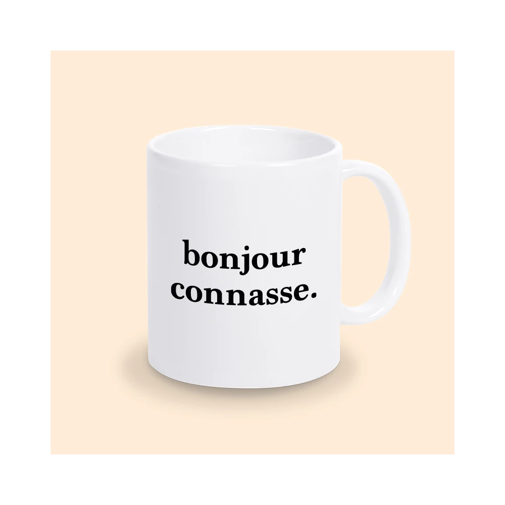 mug bonjour connasse