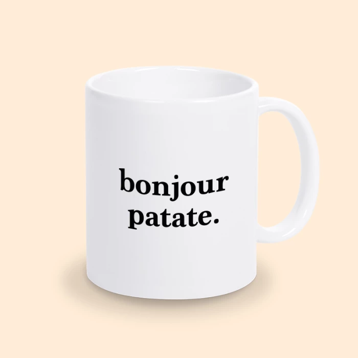 mug bonjour patate