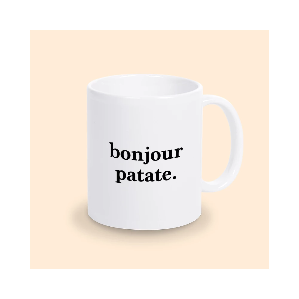 mug bonjour patate